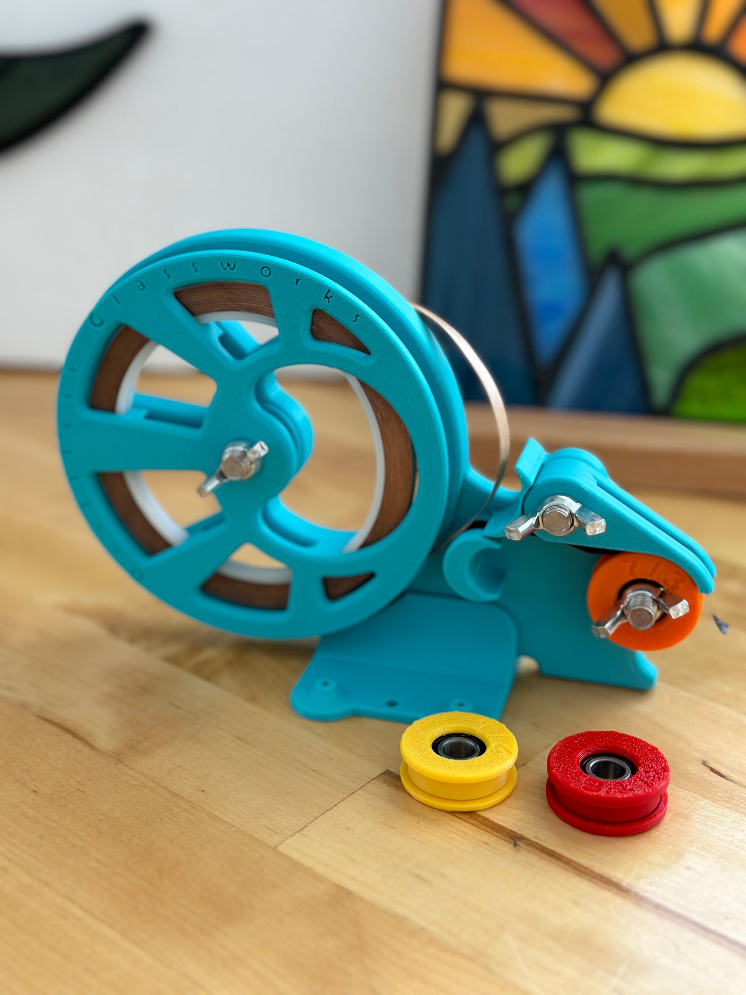 Mini Tabletop Foiler for Stained Glass | DRIFTLESS GLASSWORKS